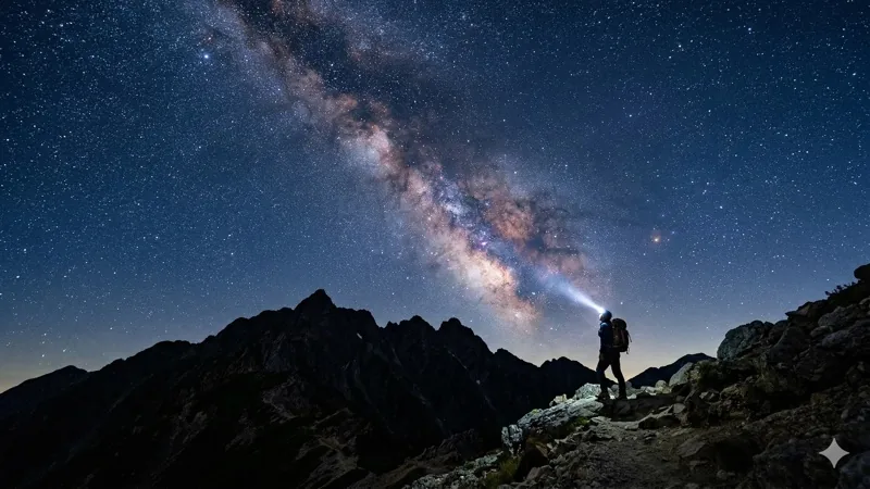 山で星を見る夜——星空登山の楽しみ方と必須の安全装備