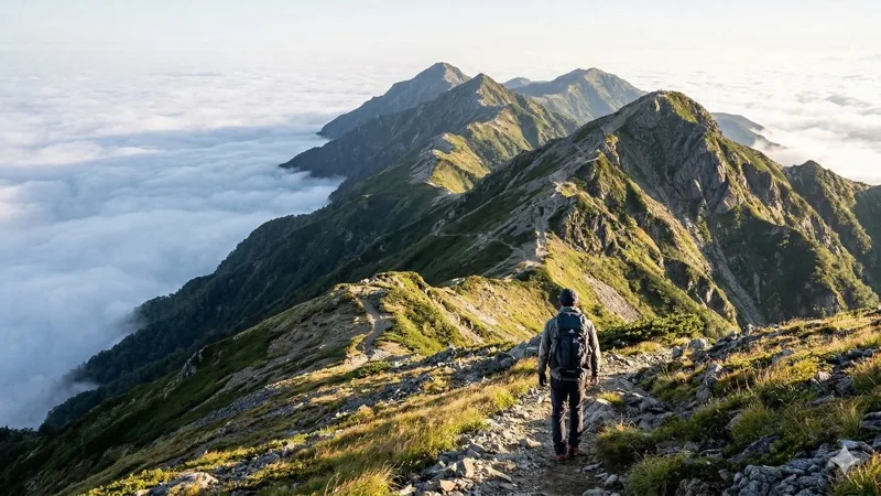 縦走登山とは？ピストンとの違いと計画の立て方